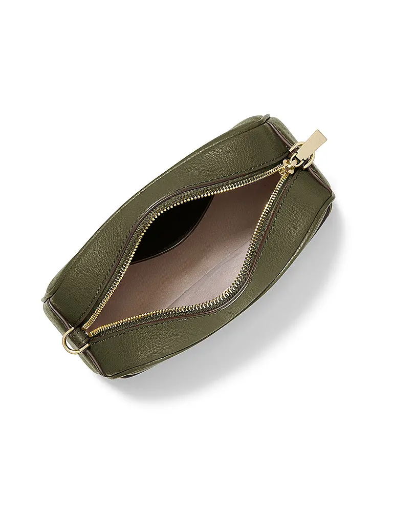 MICHAEL KORS | Ledertasche - Mini Bag JET SET Small | olive