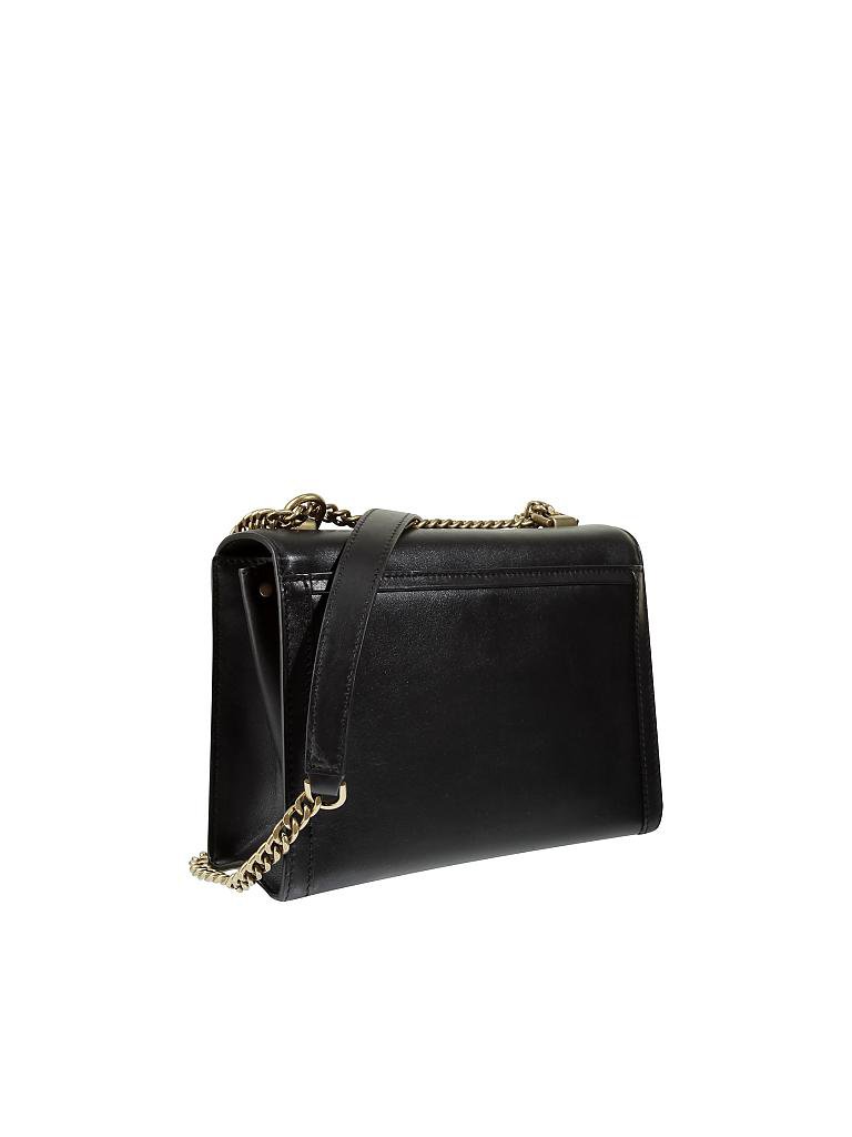 MICHAEL KORS | Ledertasche - Schultertasche "Whitney" | schwarz