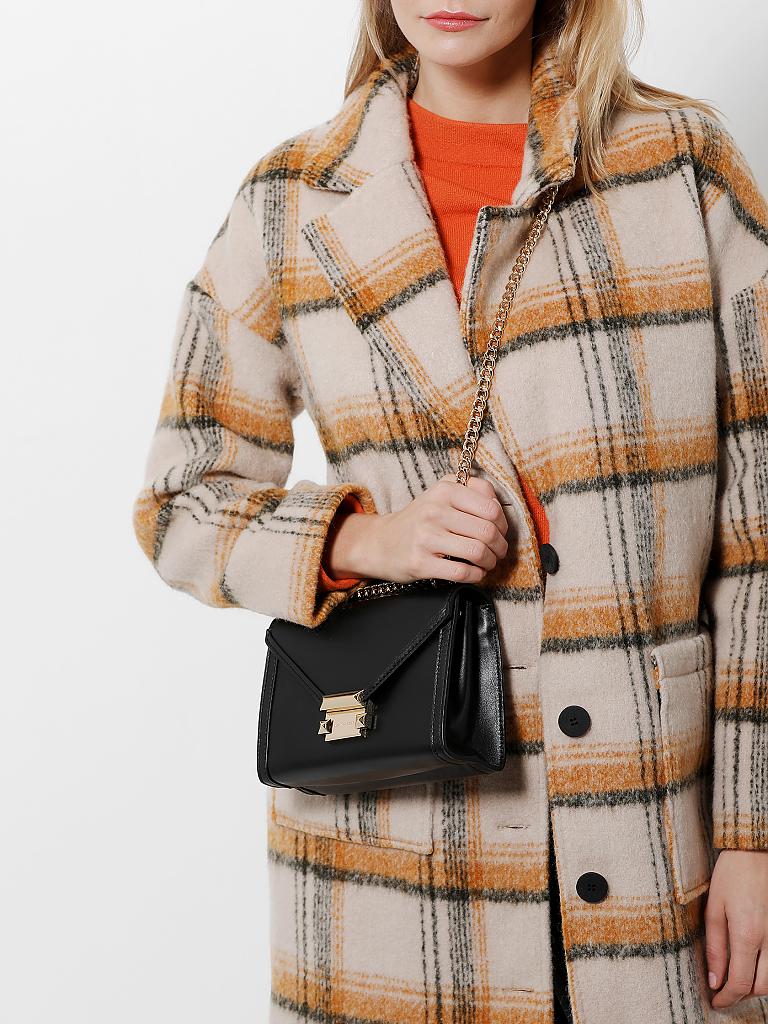 MICHAEL KORS | Ledertasche - Schultertasche "Whitney" | schwarz