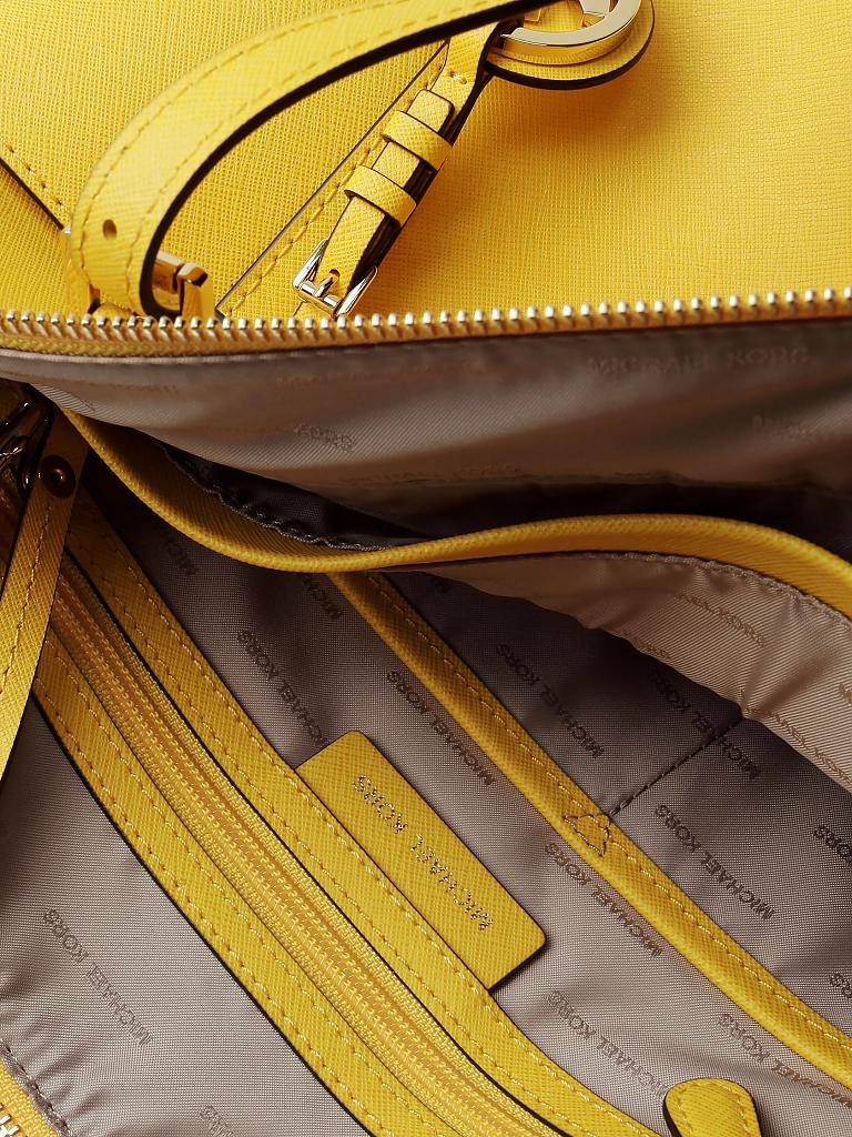 MICHAEL KORS | Ledertasche - Shopper "Jet Set Item" | gelb
