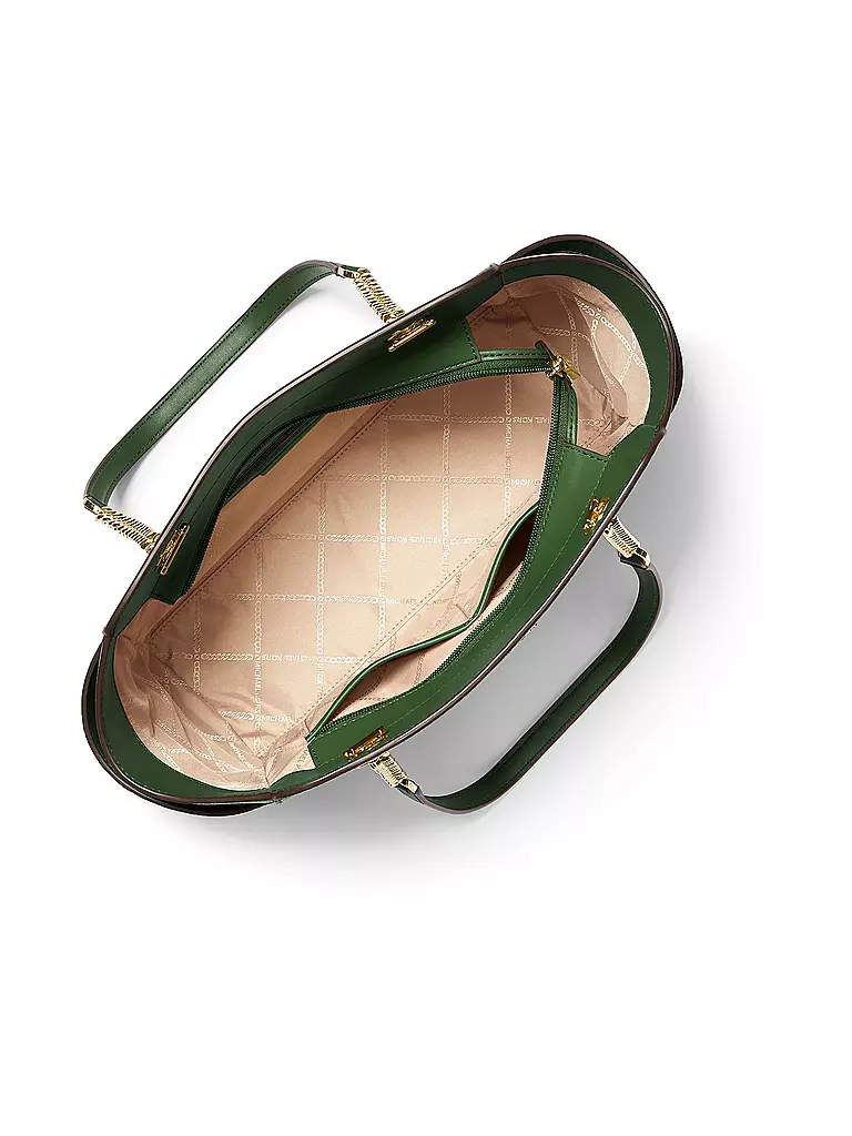 MICHAEL KORS | Ledertasche - Shopper JACQUELYN | dunkelgrün