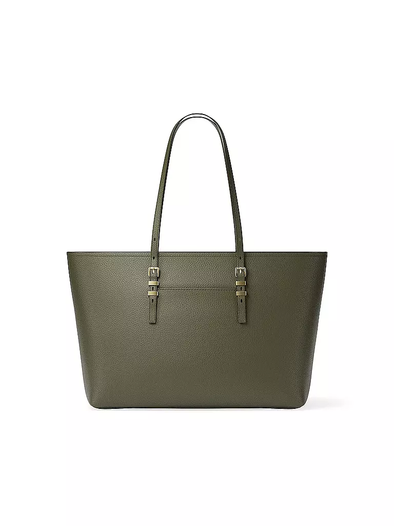 MICHAEL KORS | Ledertasche - Shopper QUINN Large | olive