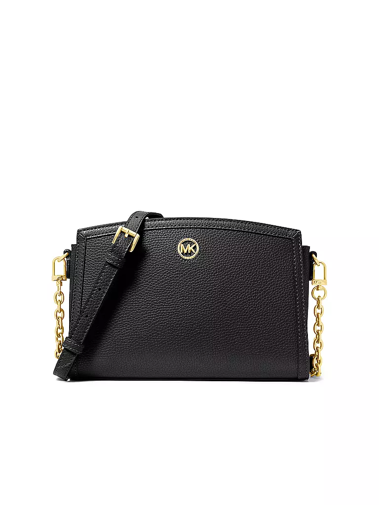 MICHAEL KORS | Ledertasche - Umhängetasche CHANTAL large | schwarz