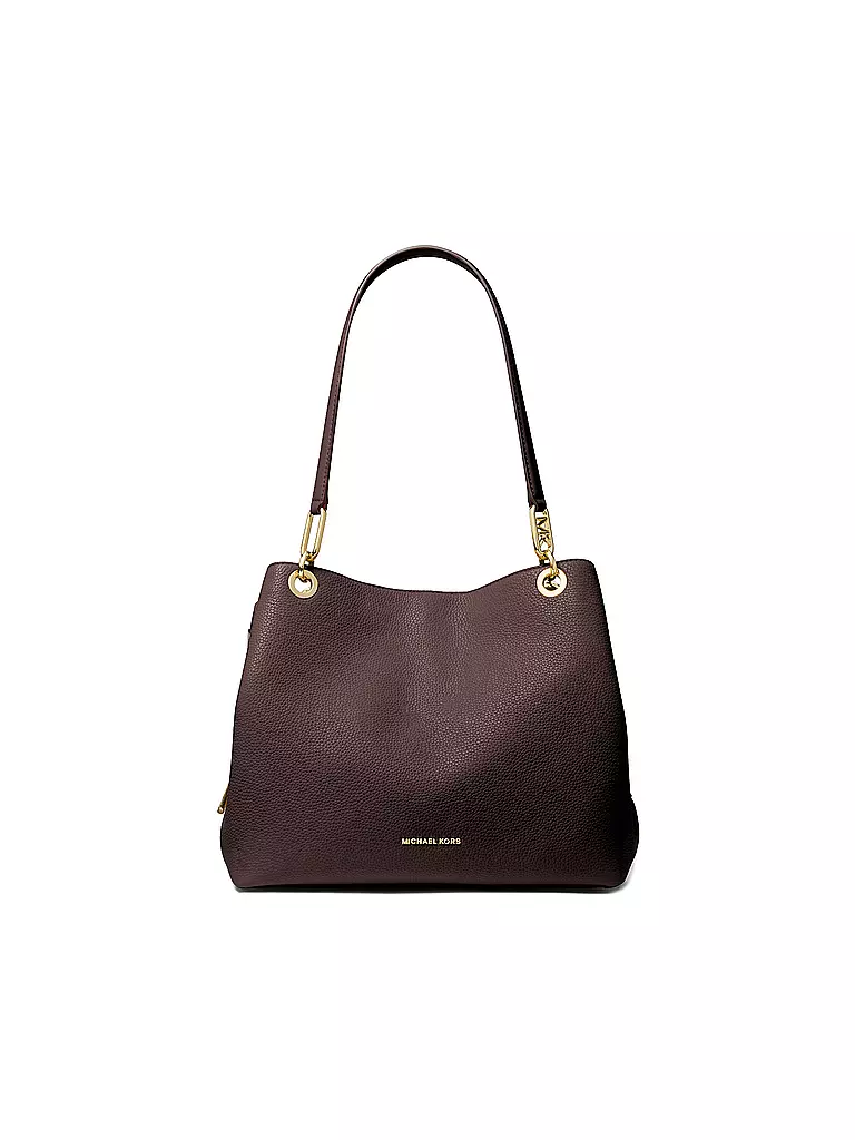 MICHAEL KORS | Ledertasche - Umhängetasche KENSINGTON Large | braun