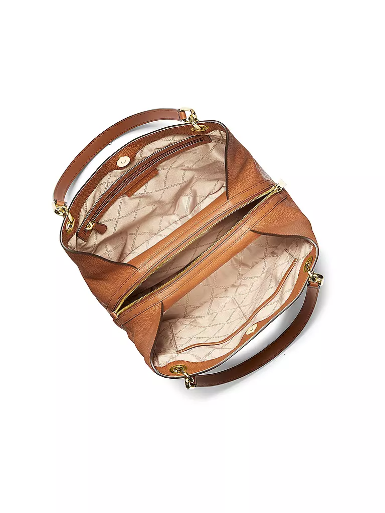 MICHAEL KORS | Ledertasche - Umhängetasche KENSINGTON Large | braun