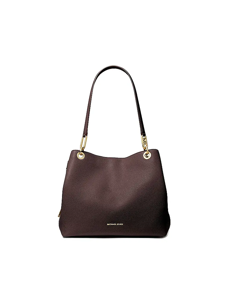MICHAEL KORS | Ledertasche - Umhängetasche KENSINGTON Large | braun