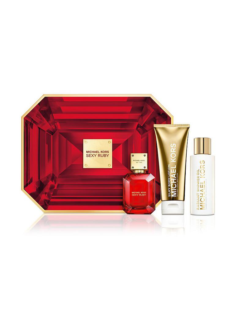 MICHAEL KORS | Set - Sexy Ruby Eau de Parfum/Body Lotion/Shower Oil 50ml/2x100ml | transparent