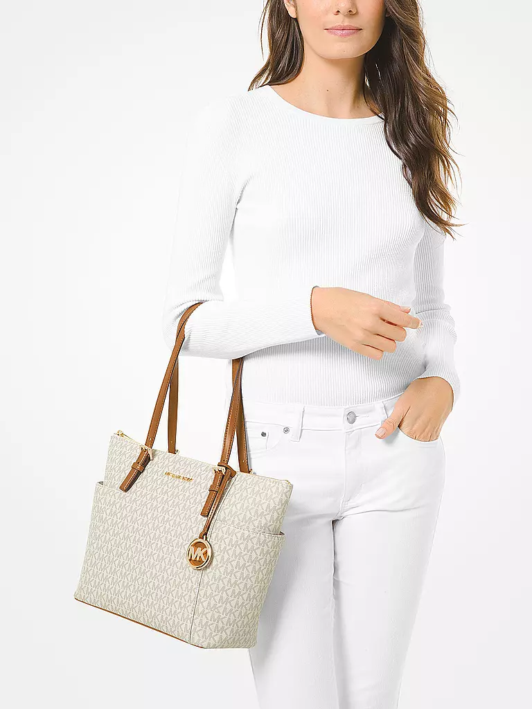 MICHAEL KORS | Tasche - Shopper JET SET  | creme