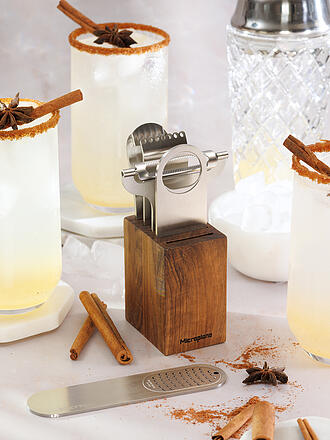 MICROPLANE | Barwerkzeug-Set 6tlg. CL Walnut 