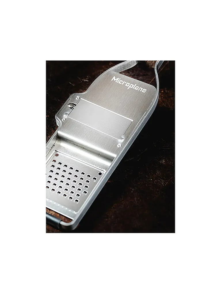 MICROPLANE | Trüffel Hobel 2in1 MASTER SERIES | braun