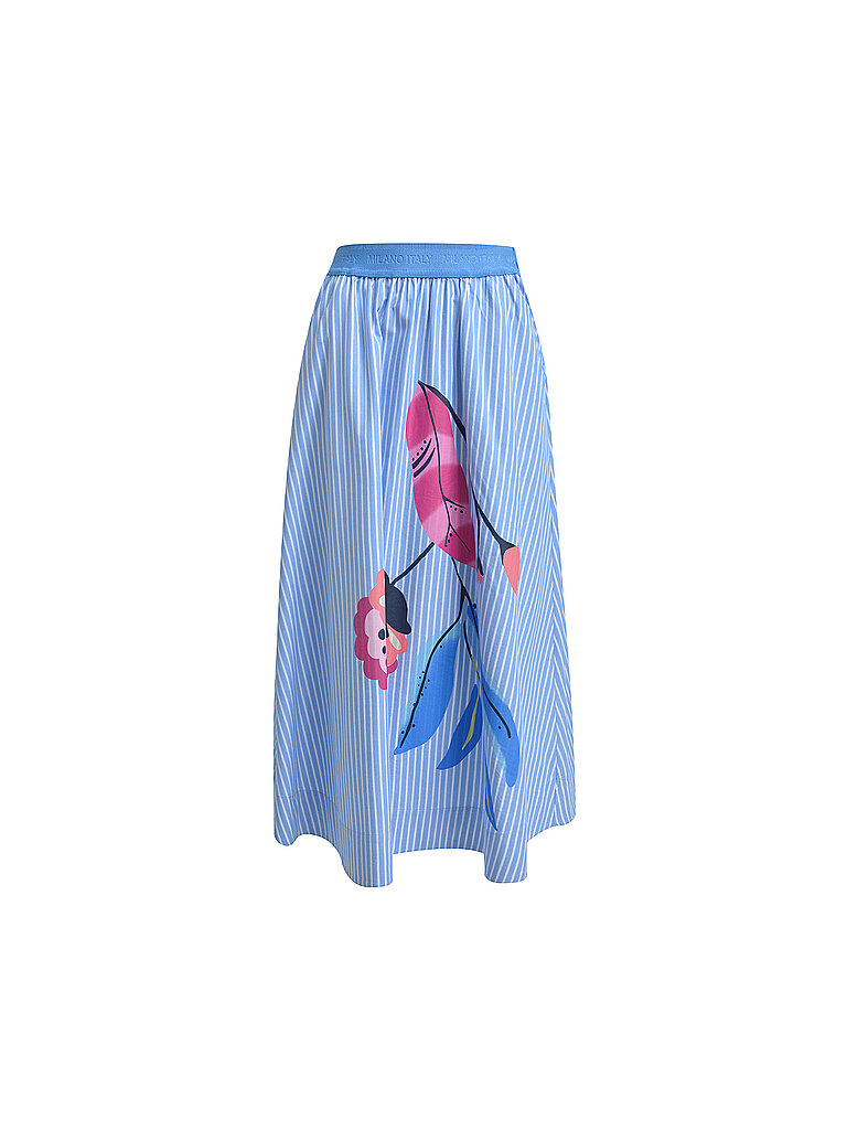 Midirock hellblau 42 damen