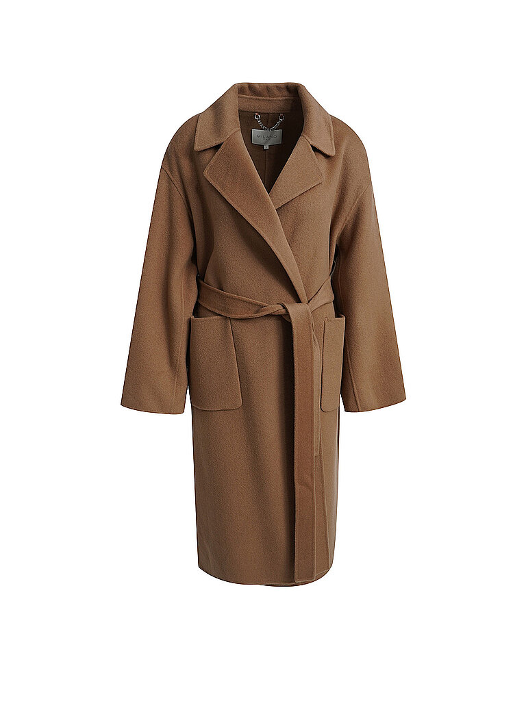 MILANO ITALY Wollmantel camel | XXL