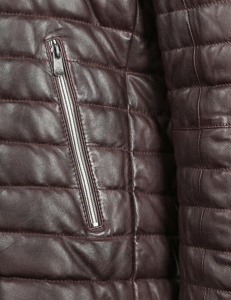 MILESTONE | Leder-Steppjacke "Tereno" | 