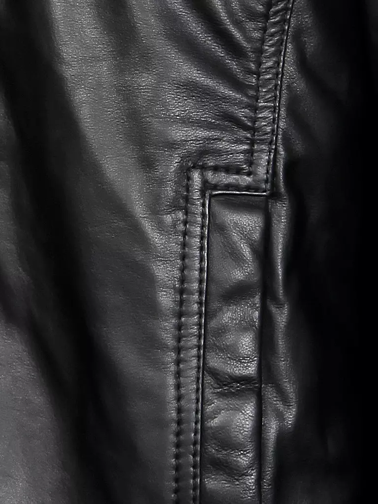 MILESTONE | Lederjacke "Paco" | schwarz