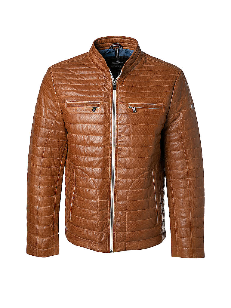 MILESTONE | Lederjacke - Steppjacke Levanto | braun