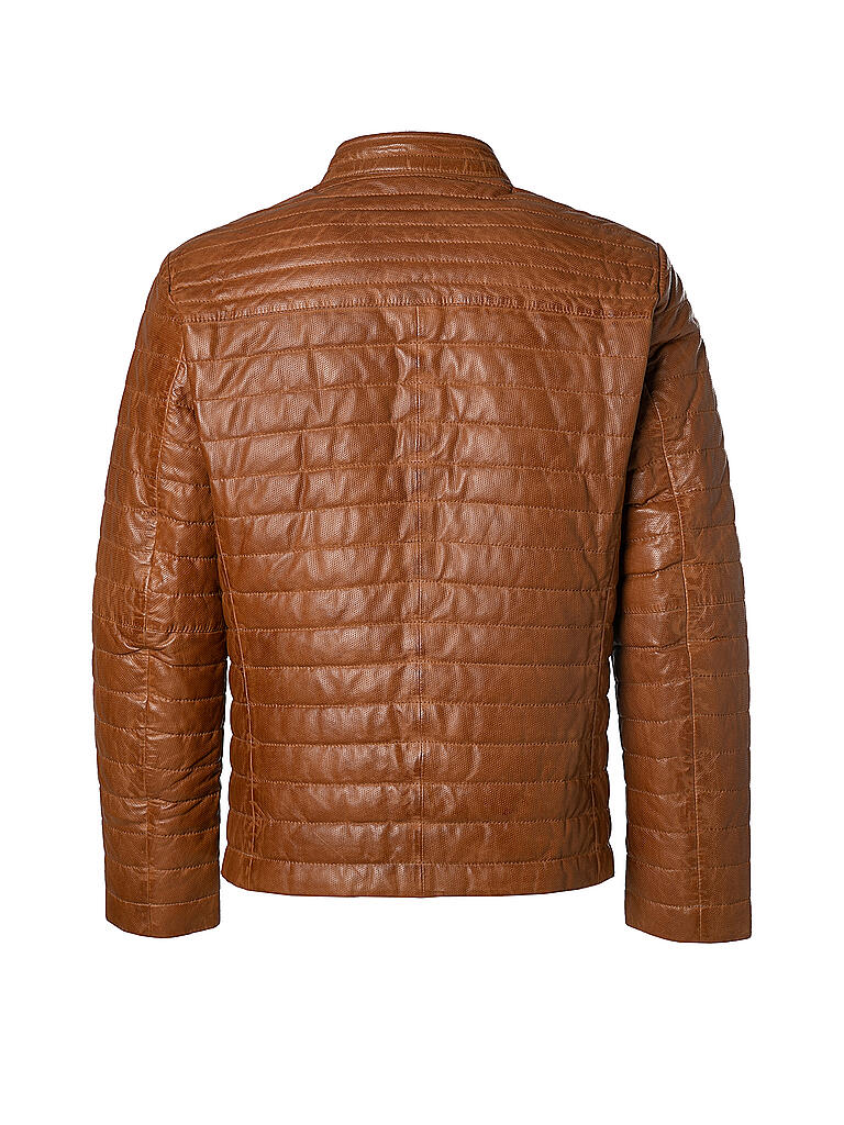 MILESTONE | Lederjacke - Steppjacke Levanto | braun