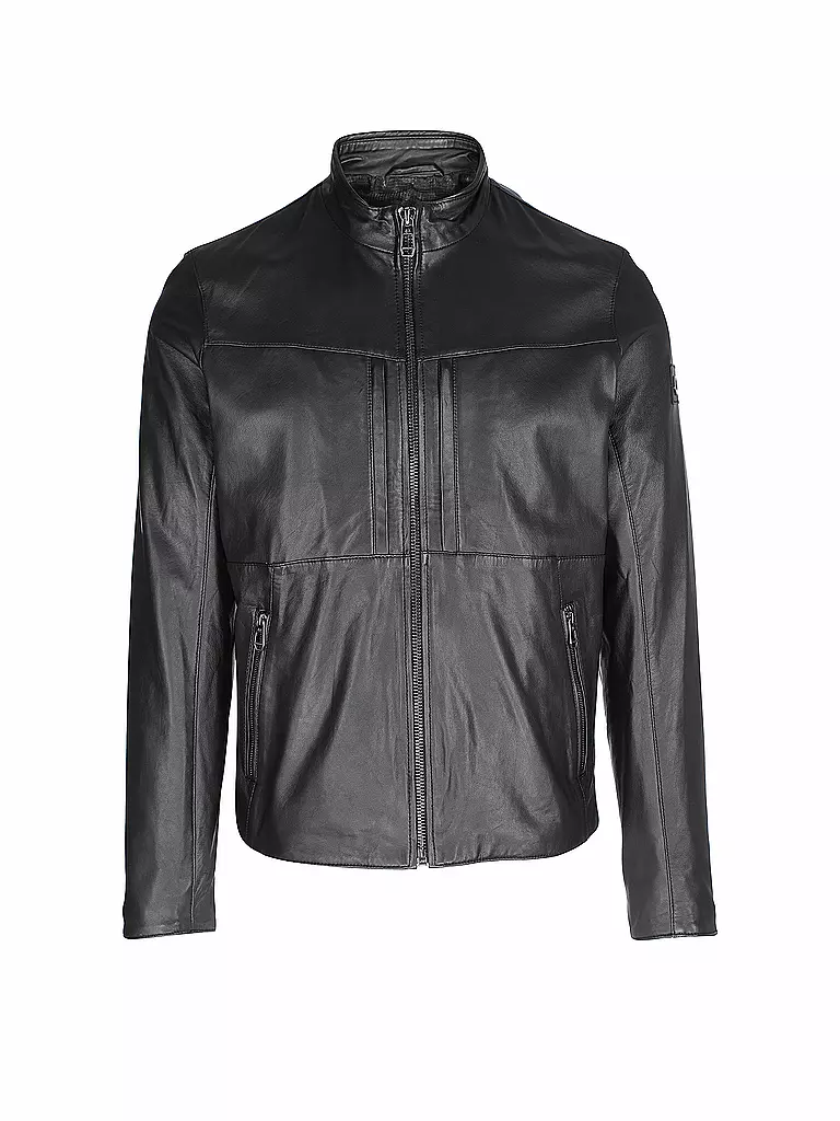 MILESTONE | Lederjacke Biker Everest | schwarz