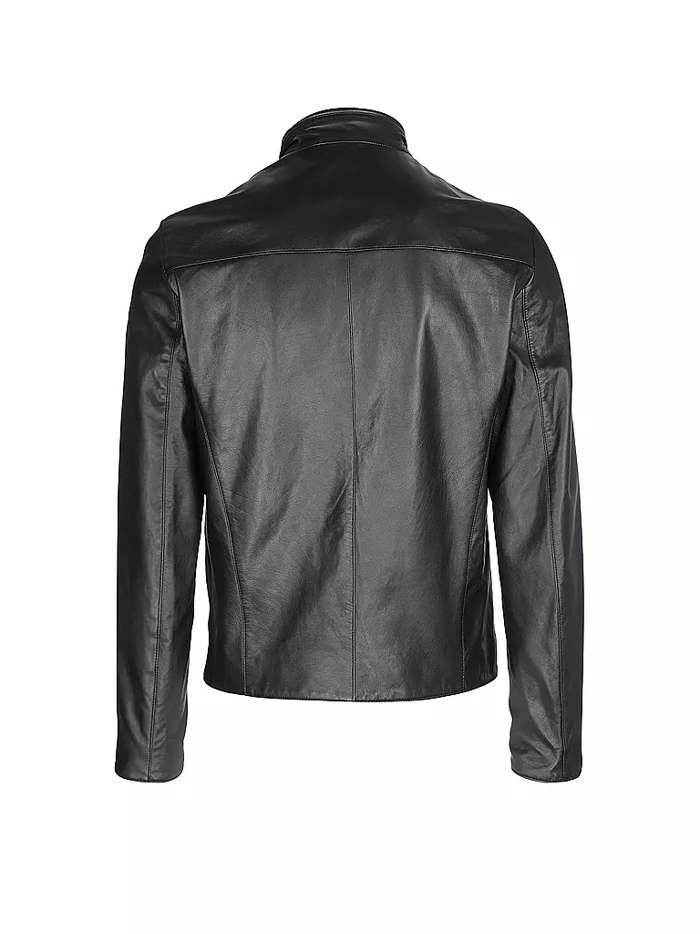 MILESTONE | Lederjacke Biker Everest | schwarz
