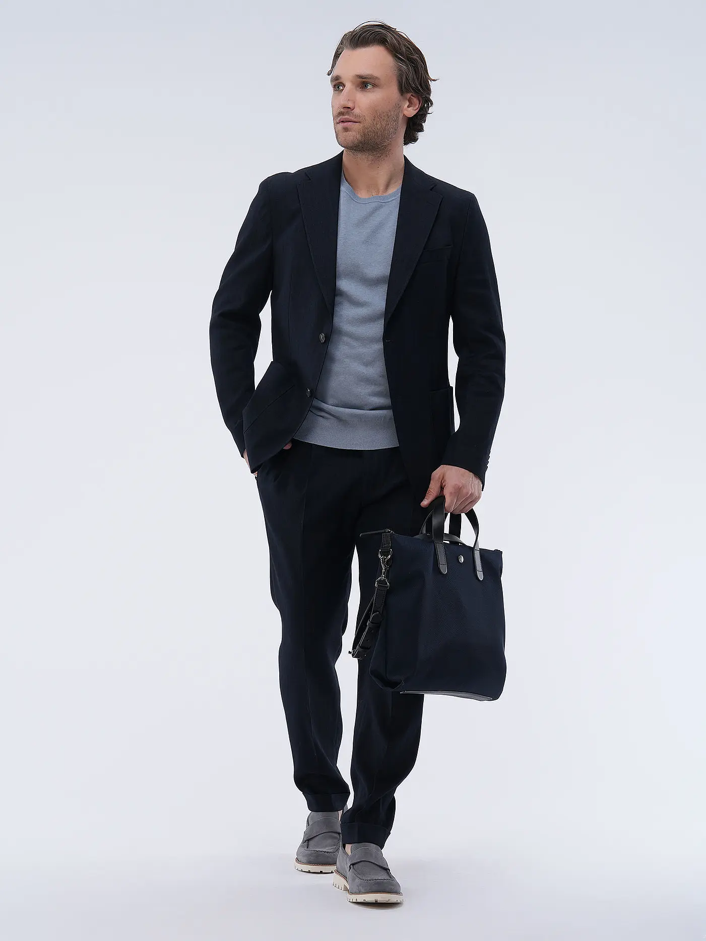 MISMO | Tasche - Aktentasche MS BRIEF | dunkelblau