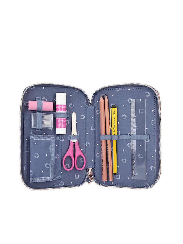 MISS MELODY |  Federtasche 3-Fach Nature | keine Farbe