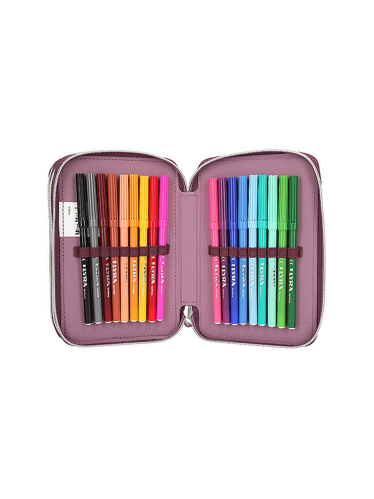 MISS MELODY | Miss Melody 3-Fach Federtasche WILDFLOWERS | keine Farbe
