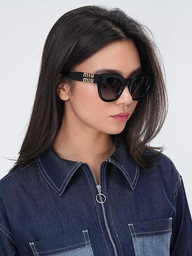 MIU MIU | Sonnenbrille  0MU01YS/51 | schwarz