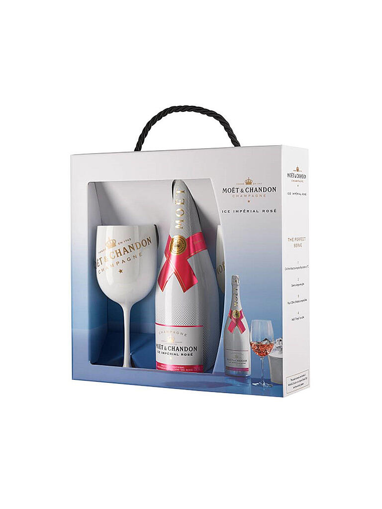 MOET | Ice Rose Imperial + 2 Gläser 75cl | keine Farbe