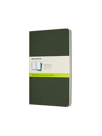 MOLESKINE | Notizheft CAHIER 3er-Set blanko Large Myrtengrün
