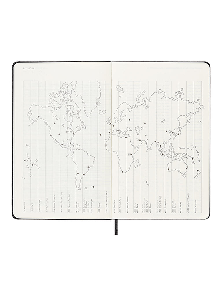 MOLESKINE Classic Kalender Deutsch 2022 Schwarz keine Farbe