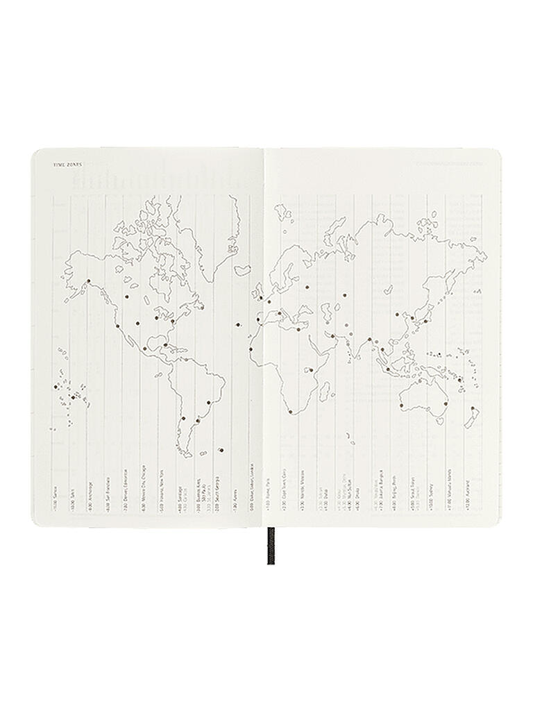 MOLESKINE Classic Kalender Deutsch 2022 Schwarz keine Farbe