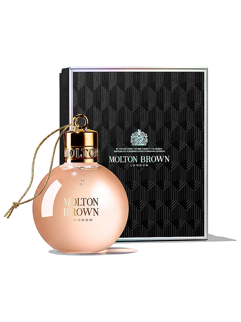 MOLTON BROWN | Duschgelkugel - Jasmine & Sun Rose Festive Bauble 75ml | transparent