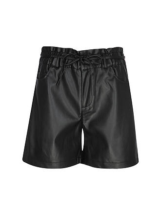 MONARI | Bermuda in Leder Optik