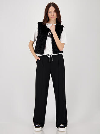 MONARI | Gilet in Felloptik 