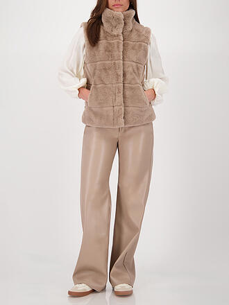 MONARI | Gilet in Felloptik