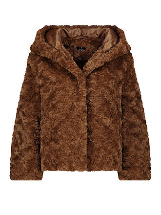 MONARI | Jacke in Felloptik