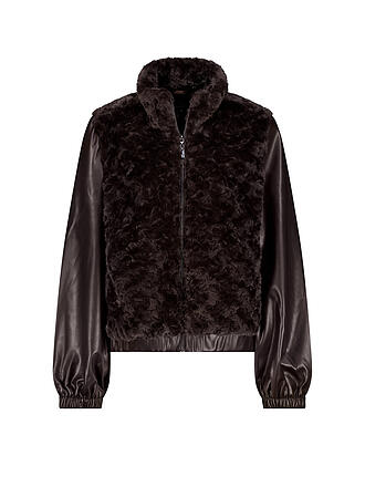 MONARI | Jacke in Felloptik