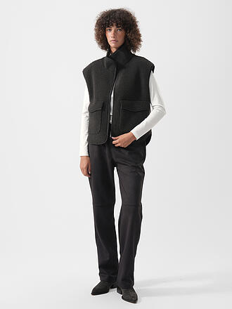 MONARI | Marlenehose in Lederoptik