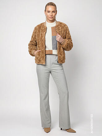 MONARI | Jacke in Felloptik