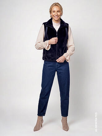 MONARI | Gilet in Felloptik