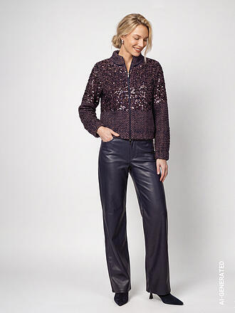 MONARI | Hose in Lederoptik Wide Leg