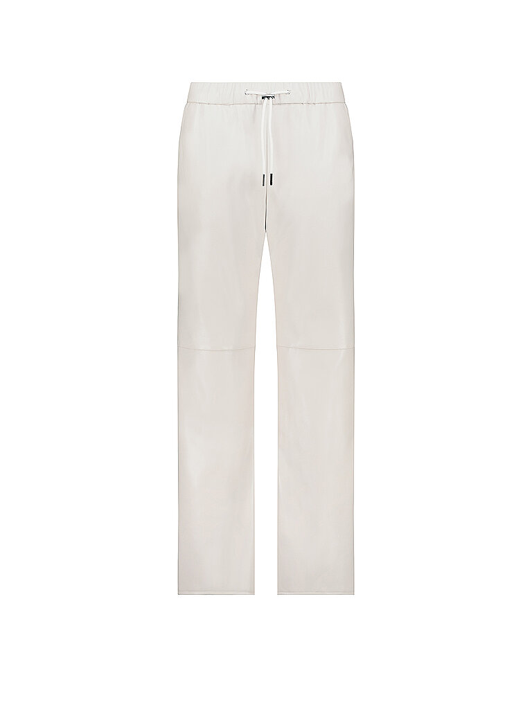 MONARI Hose in Lederoptik creme | 46