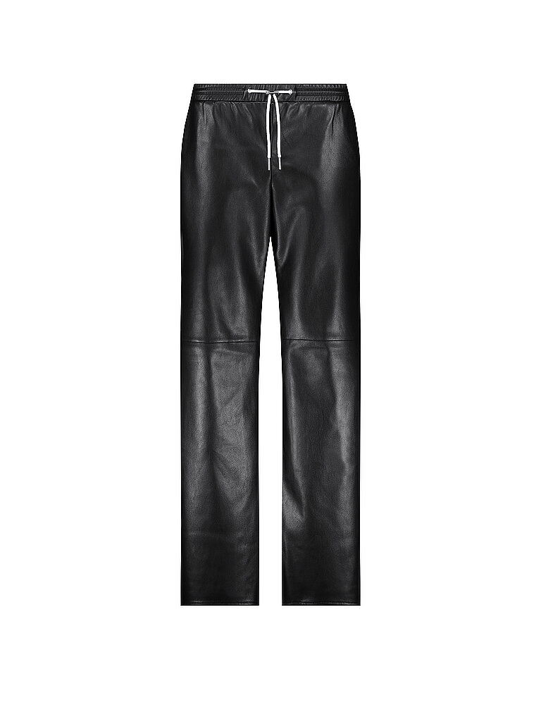 MONARI Hose in Lederoptik schwarz | 44