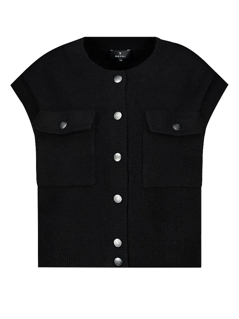 Strickweste schwarz 34 damen