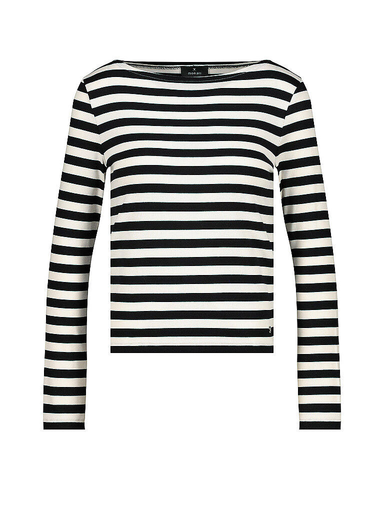 MONARI Langarmshirt  schwarz | 42