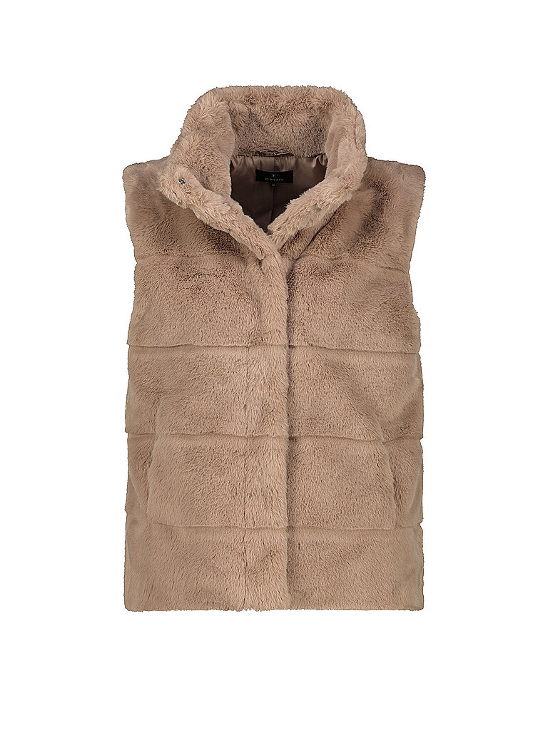 MONARI Gilet in Felloptik camel | 34
