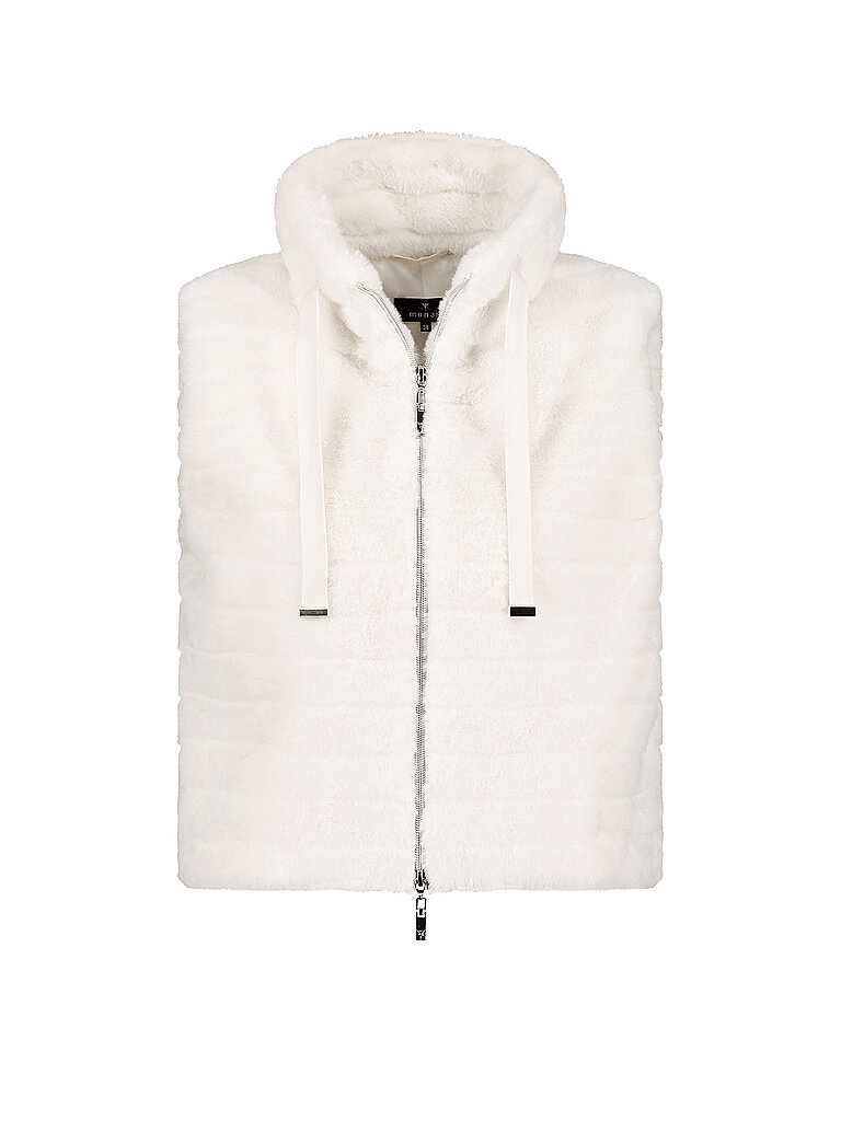 MONARI Gilet in Felloptik beige | 42