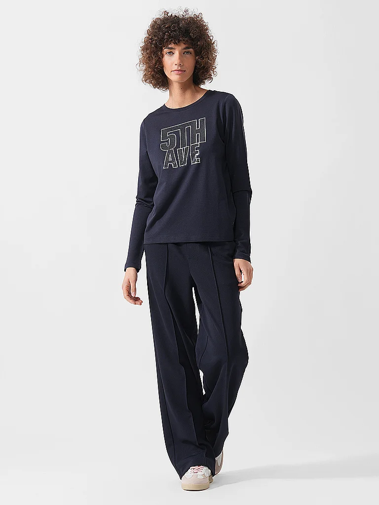 Monari Langarmshirt Dark Blue 38 2