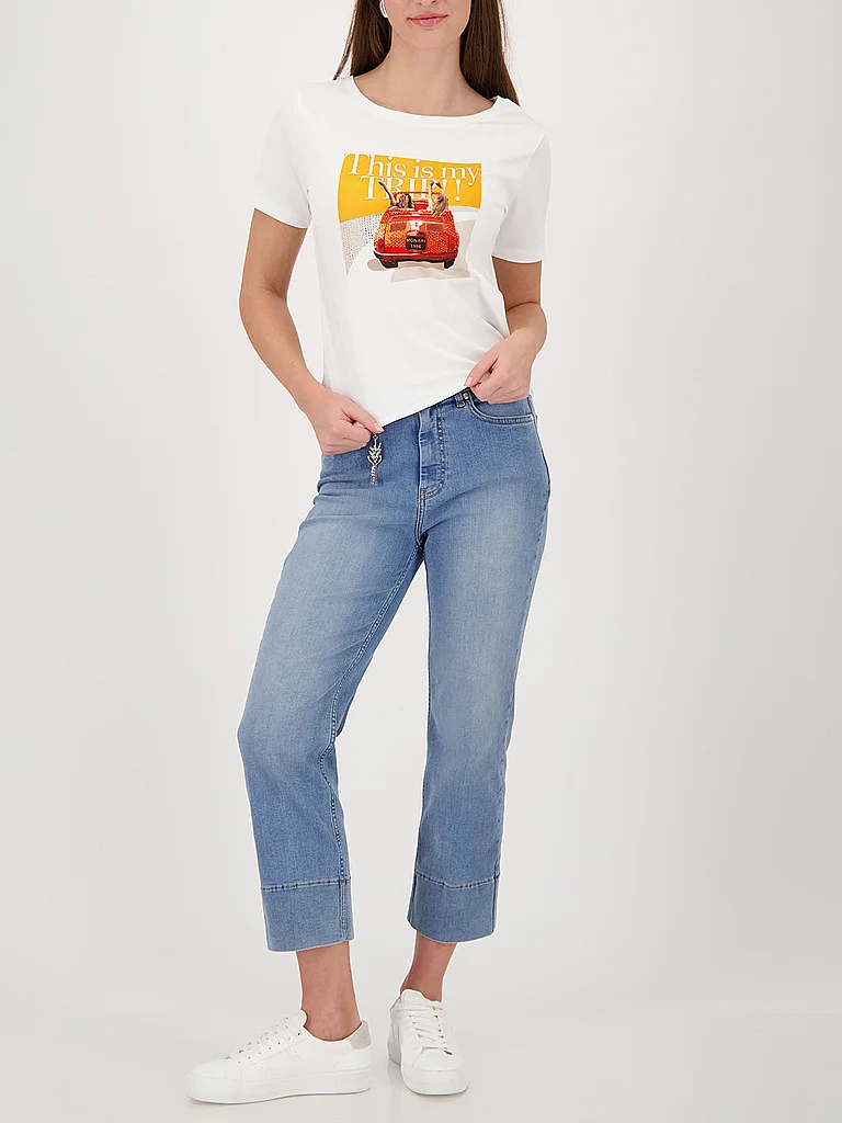 Monari T-Shirt Off White Size 36 4