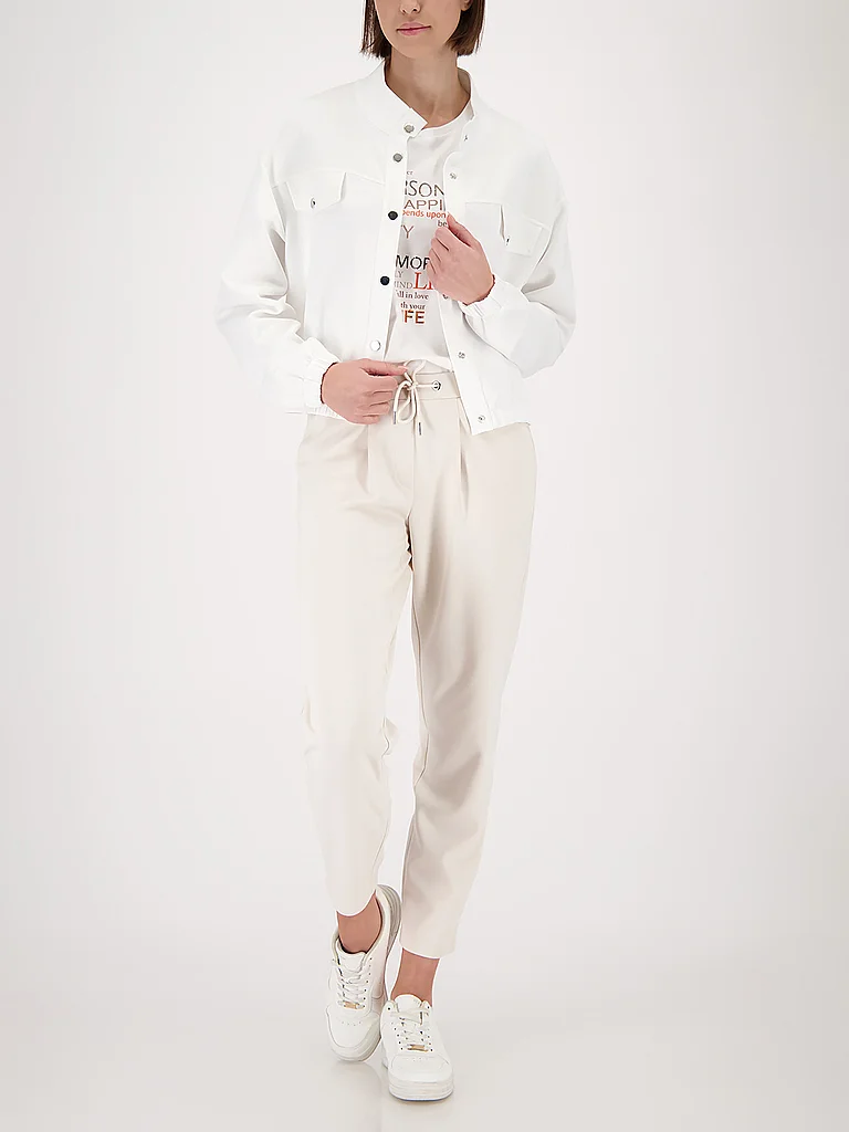 MONARI Sweatjacke Off White Size 34 2