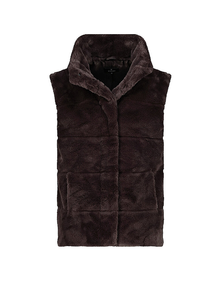 MONARI Gilet in Felloptik  braun | 38